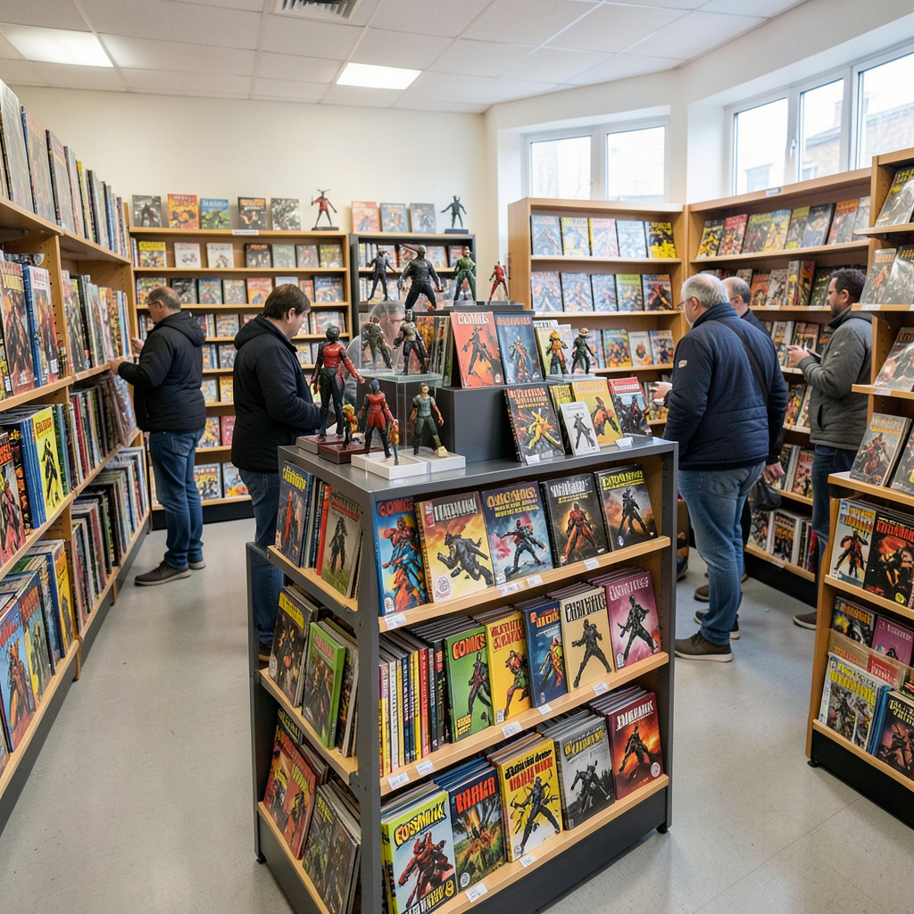 Gobsmack Comics reopens at Swan Walk Horsham after glass fall closure